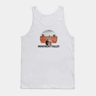 Monument Valley - Rainy day in the middle of desert Tank Top